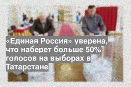 «Единая Россия» уверена, что наберет больше 50% голосов на выборах в Татарстане