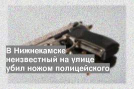 В Нижнекамске неизвестный на улице убил ножом полицейского