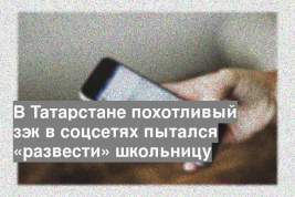 В Татарстане похотливый зэк в соцсетях пытался «развести» школьницу