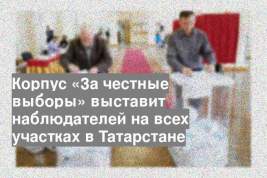 Корпус «За честные выборы» выставит наблюдателей на всех участках в Татарстане
