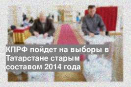 КПРФ пойдет на выборы в Татарстане старым составом 2014 года