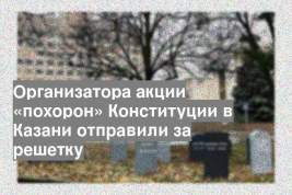 Организатора акции «похорон» Конституции в Казани отправили за решетку