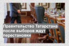 Правительство Татарстана после выборов ждут перестановки