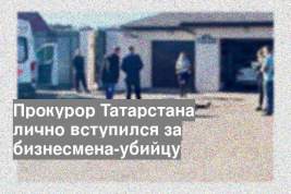 Прокурор Татарстана лично вступился за бизнесмена-убийцу