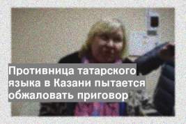 Противница татарского языка в Казани пытается обжаловать приговор