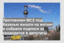 Противники МСЗ под Казанью вышли на митинг и собрали подписи за кандидатов в депутаты