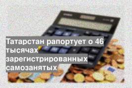 Татарстан рапортует о 46 тысячах зарегистрированных самозанятых