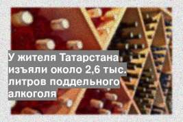 У жителя Татарстана изъяли около 2,6 тыс. литров поддельного алкоголя
