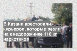 В Казани арестовали курьеров, которые везли на внедорожнике 116 кг наркотиков