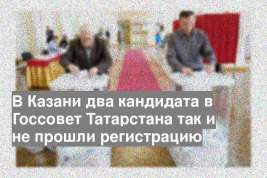 В Казани два кандидата в Госсовет Татарстана так и не прошли регистрацию