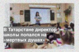 В Татарстане директор школы попался на «мертвых душах»