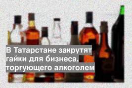 В Татарстане закрутят гайки для бизнеса, торгующего алкоголем