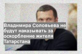 Владимира Соловьева не будут наказывать за оскорбление жителя Татарстана