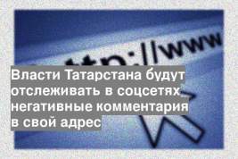 Власти Татарстана будут отслеживать в соцсетях негативные комментария в свой адрес