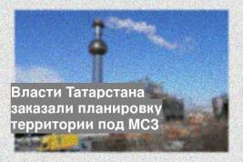 Власти Татарстана заказали планировку территории под МСЗ
