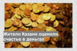 Жители Казани оценили счастье в деньгах